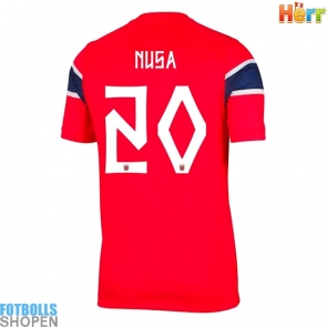 Billiga Norge Antonio Nusa #20 Hemmatröja VM 2026 Kortärmad